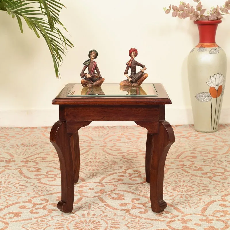 Munich I Teak Wood Side Table media 3