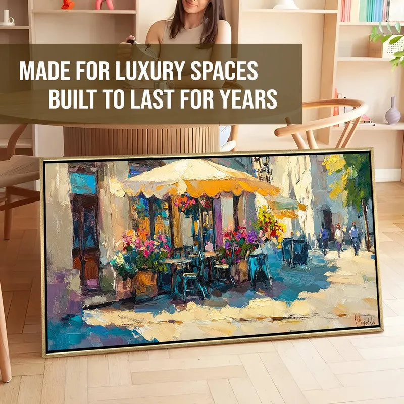 Bloomed Silence Canvas Wall Painting With Frame media 7