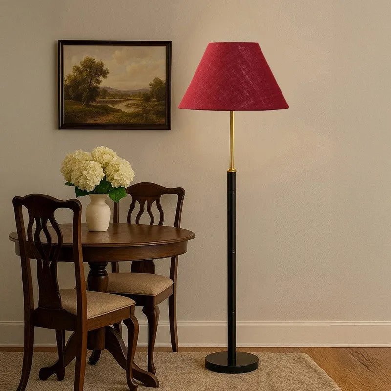 Dream Line Wooden Floor Lamp - Maroon media 4