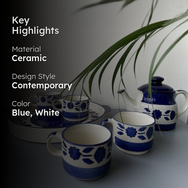 Natna Flora Tea Pot Set media 2