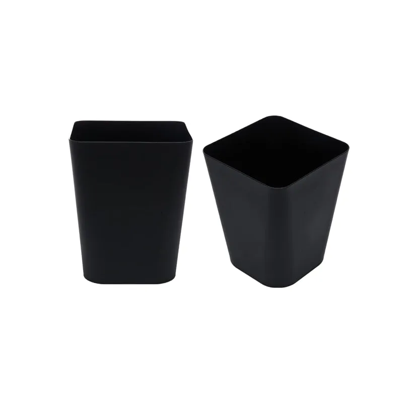 Neil Dust Bin (Black) - Set Of Two media 1