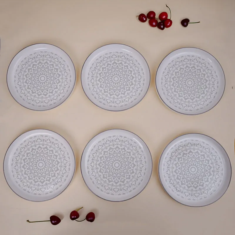 Bario Snack Plate - Set Of Six media 1