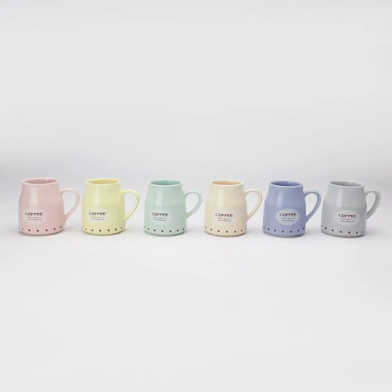 Juya Ceramic Coffee Mug (150 mL Each) - Set of Six media 3
