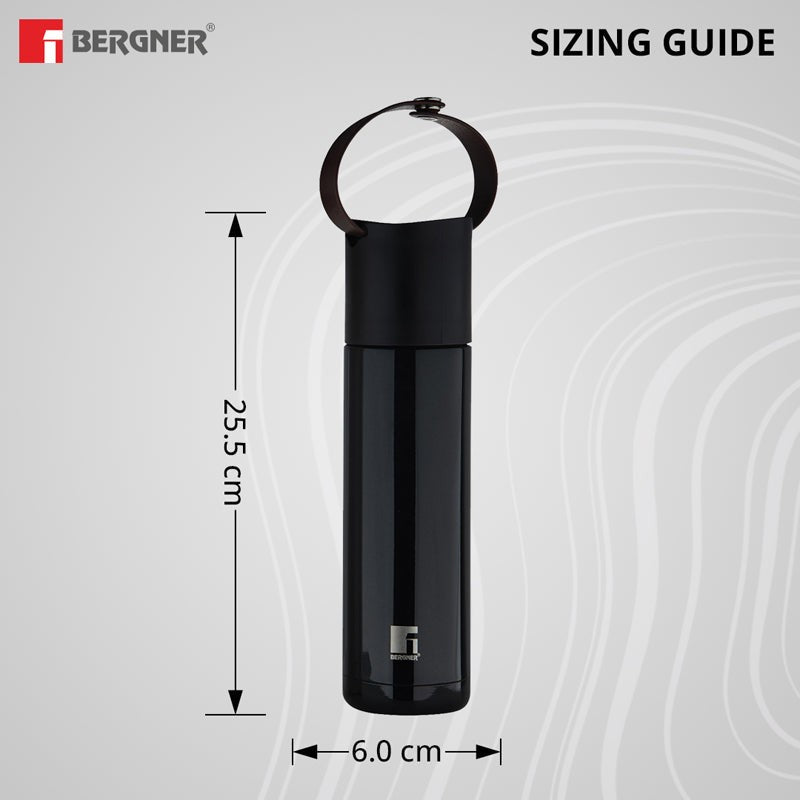 Bergner Walking Thermosteel Hot and Cold Flask (Black) - 500 mL media 7