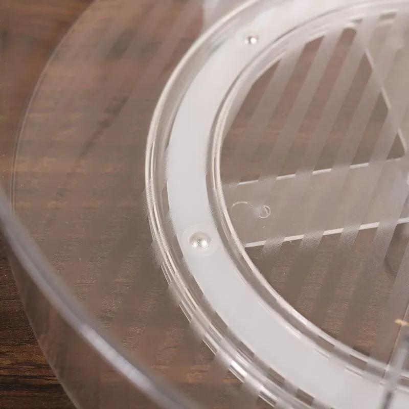 DeliRound Transparent Clear PET Desk Organizer media 5