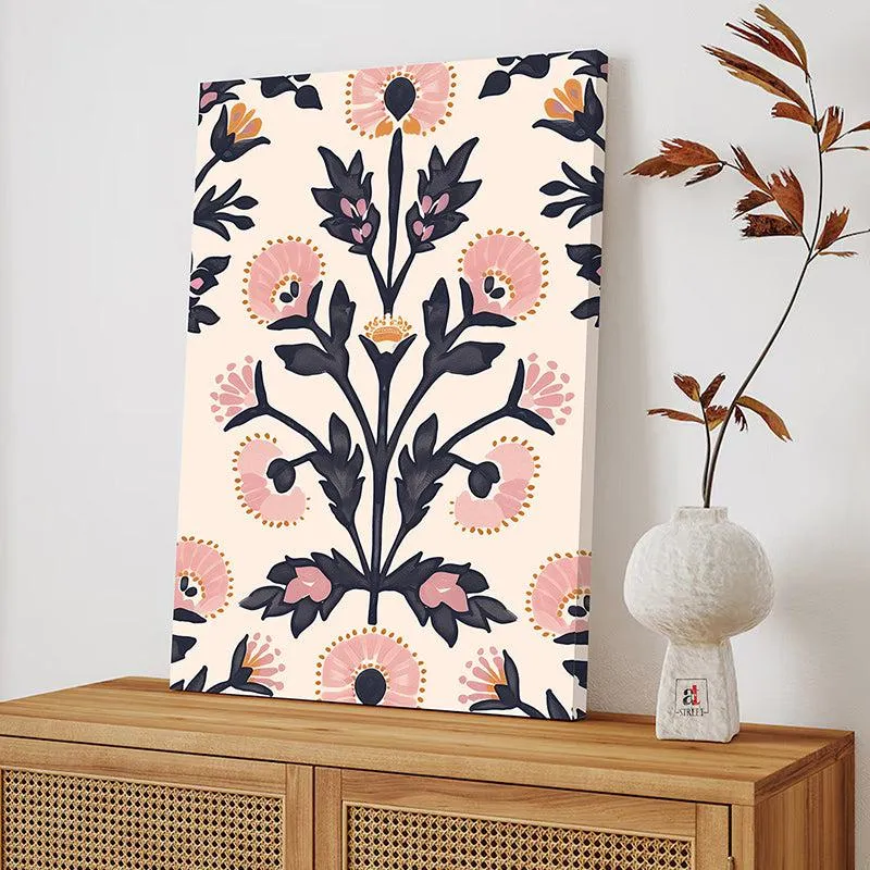 Dilnaz Canvas Floral Wall Art media 2