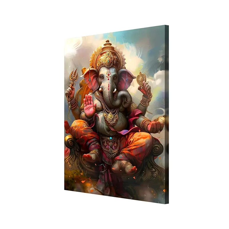 Lord Of Wisdom Wall Painting media 4