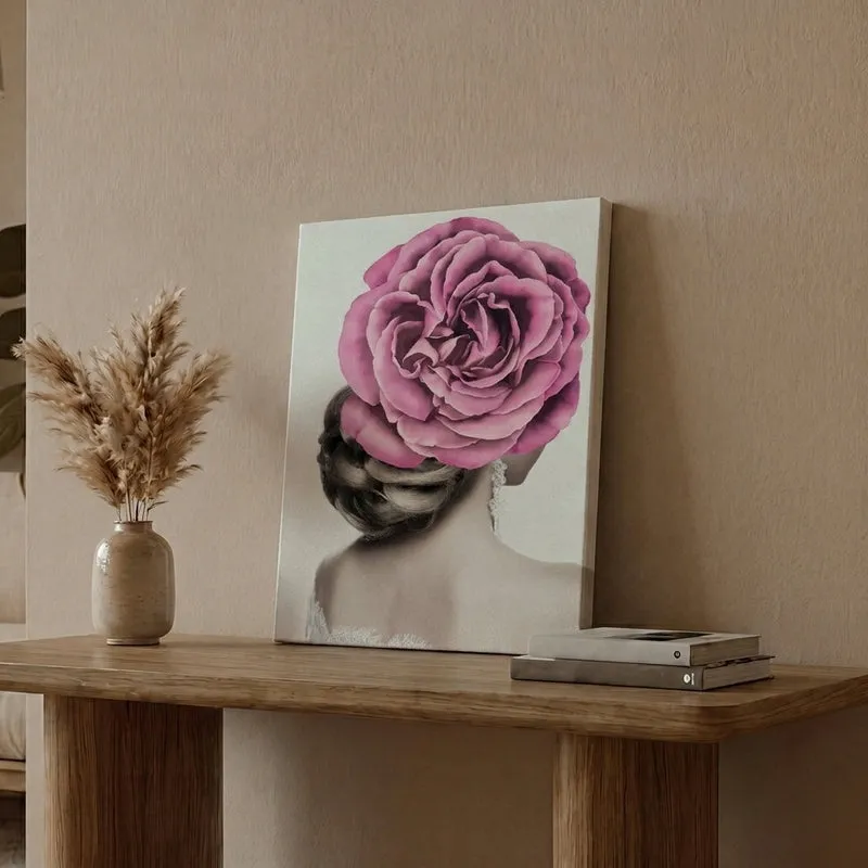 Pink Rosa Canvas Wall Painting media 1