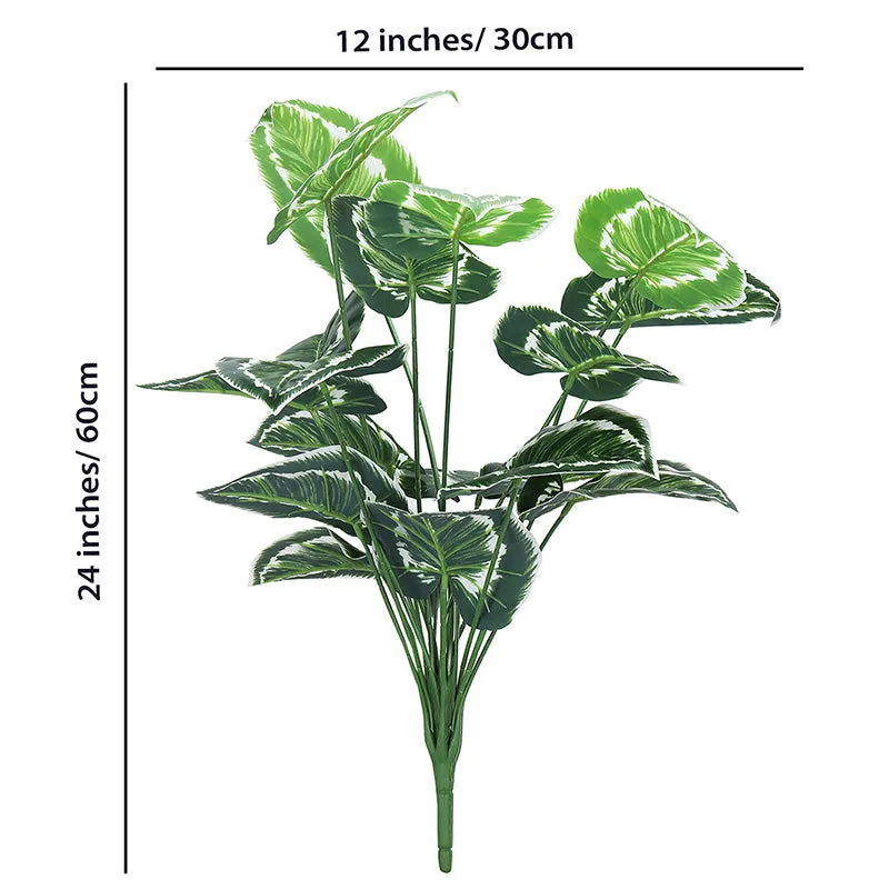 Faux Botanic Yellow Money Plant - 2 Feet media 4