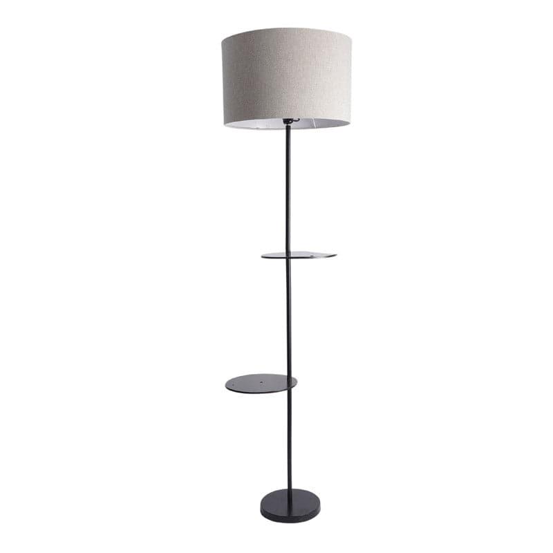 Dashe Black Floor Lamp With Shelf media 4