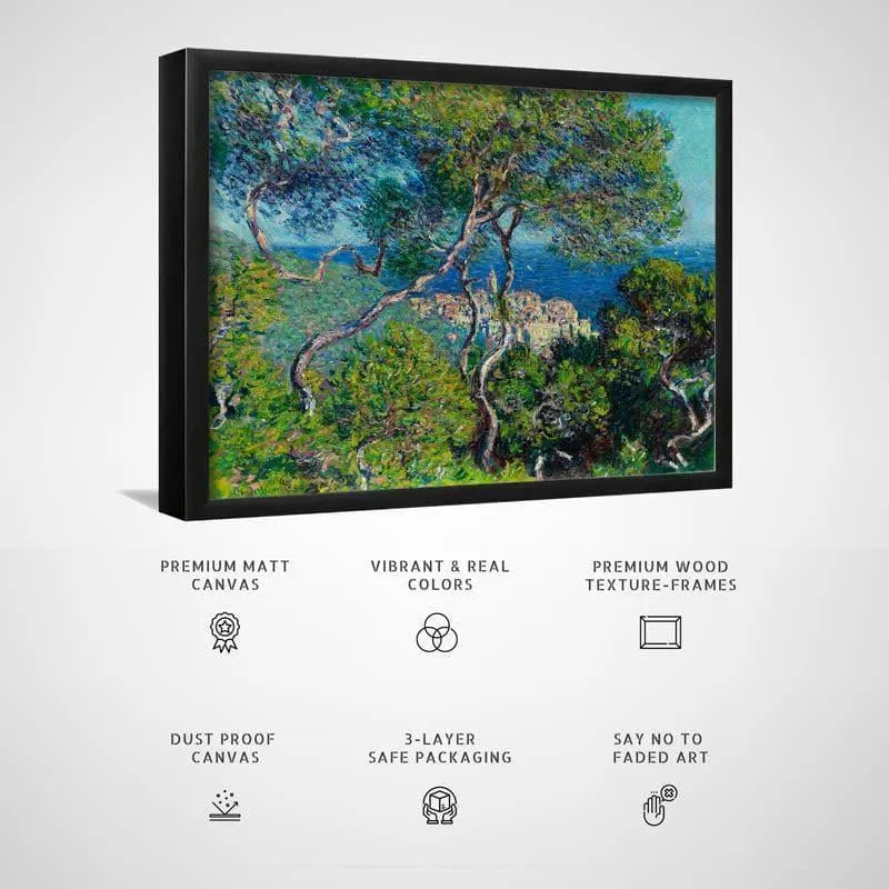 Bordighera (1884) By Claude Monet - Black Frame media 3