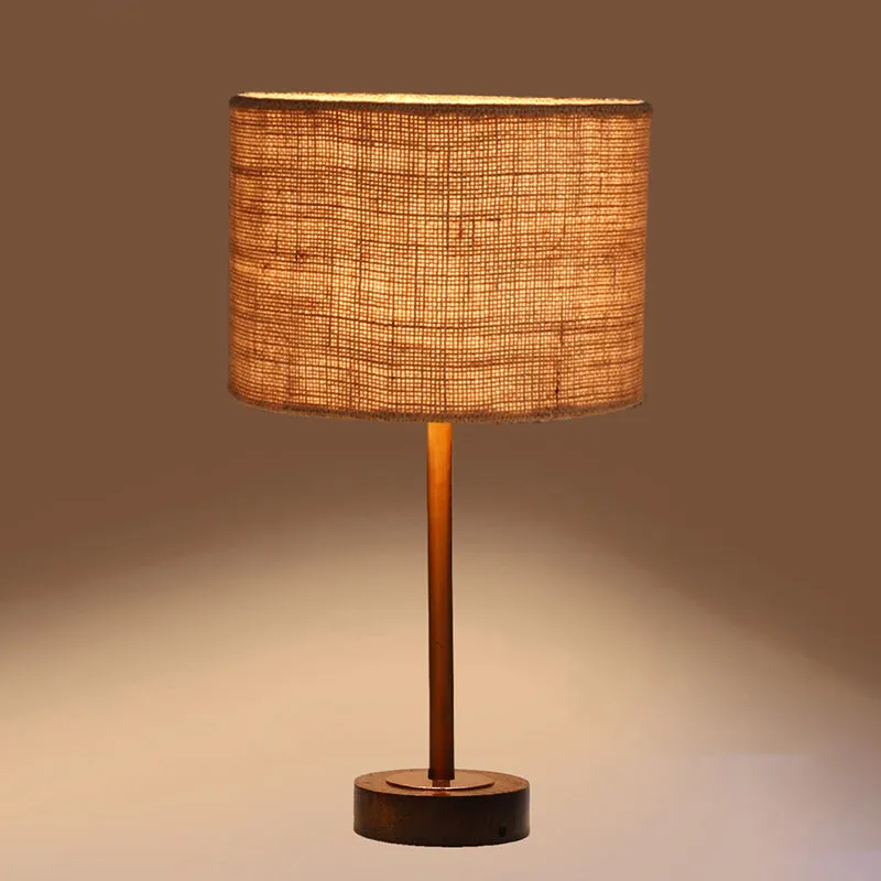 Sienna I Rodin Wooden Table Lamp - Beige,Copper,Brown media 6