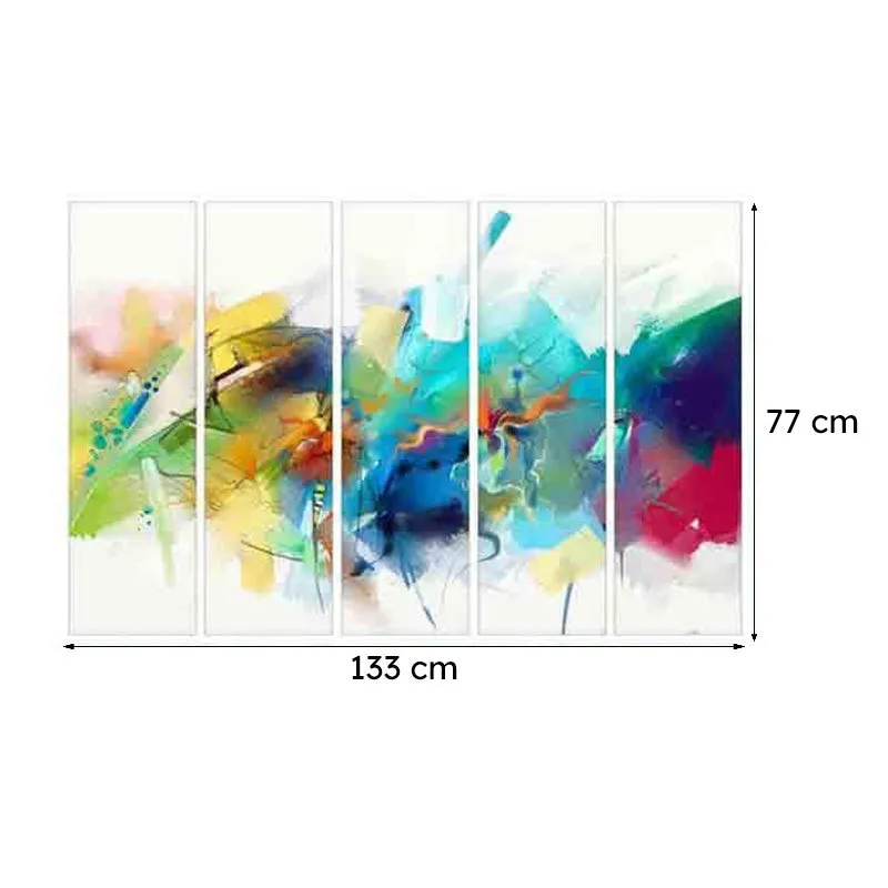 Rainbow Wall Art - Five Piece Set media 9