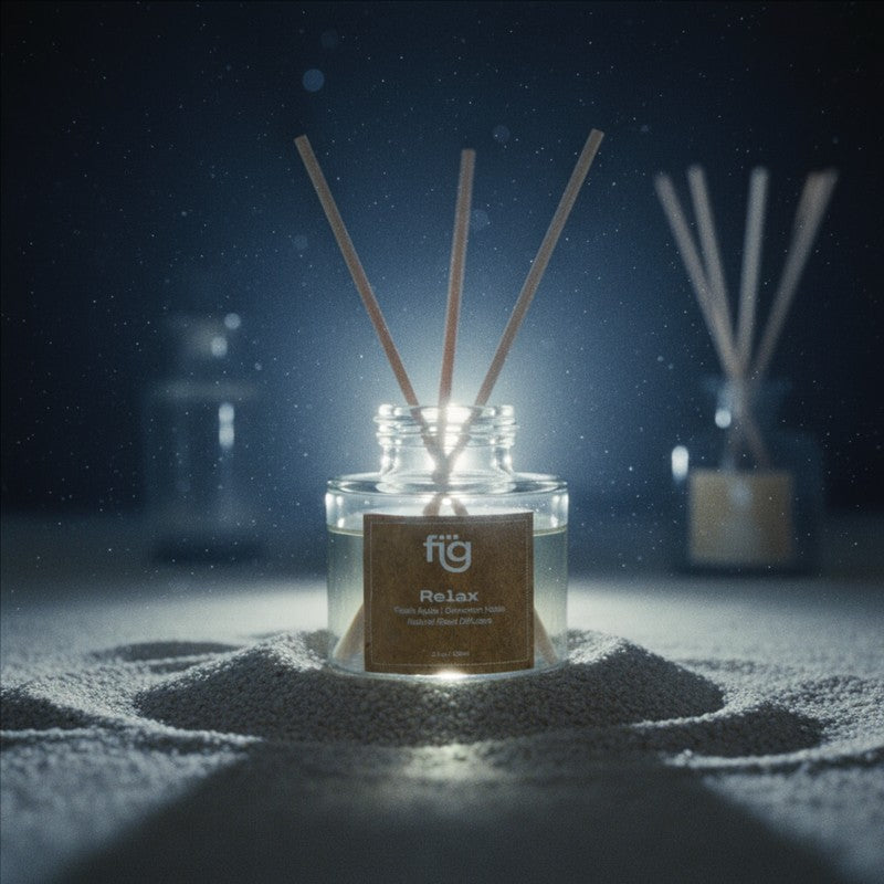 Fig Living Relax Apple and Cinamon Reed Diffusor - IFRA Standard Perfumes media 3