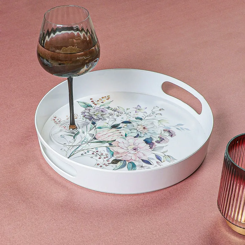 Agma Floral Serving Tray media 1