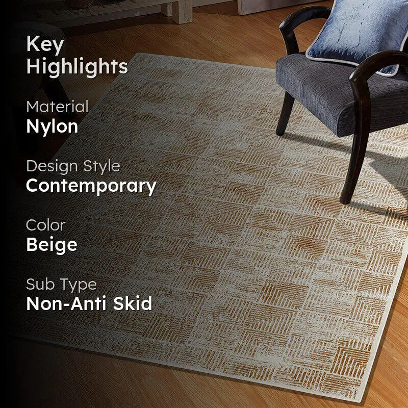 Merca Nylon Dhurries - Beige media 2