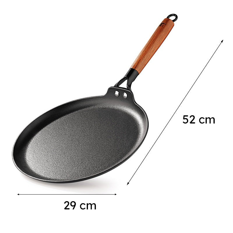 Bergner Odin Iron Dosa Tawa With Wooden Handle - 28 cm image 11
