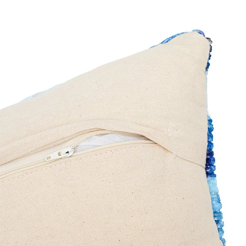 RythmFlow Cushion Cover (Blue) - Set Of Three media 6