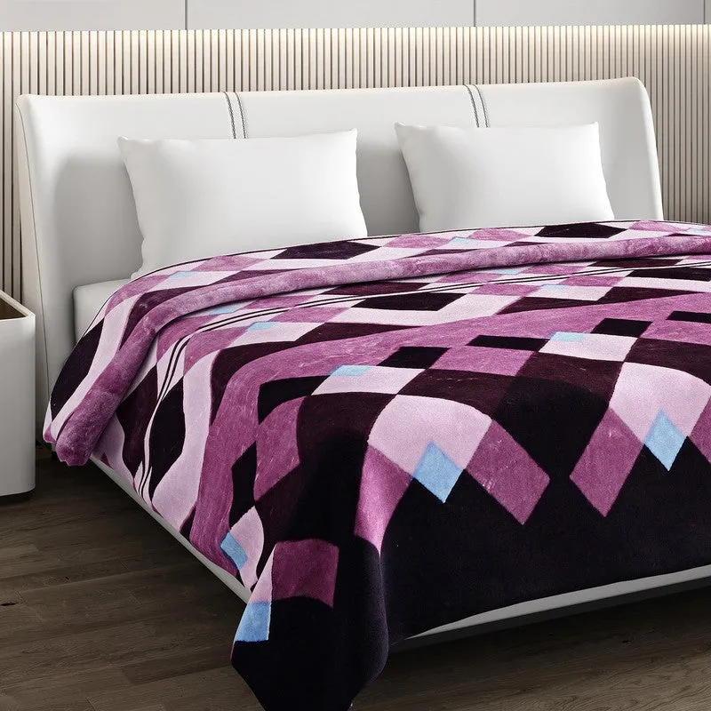 Monte Carlo Twilight Diamond Blanket - 550 GSM media 4