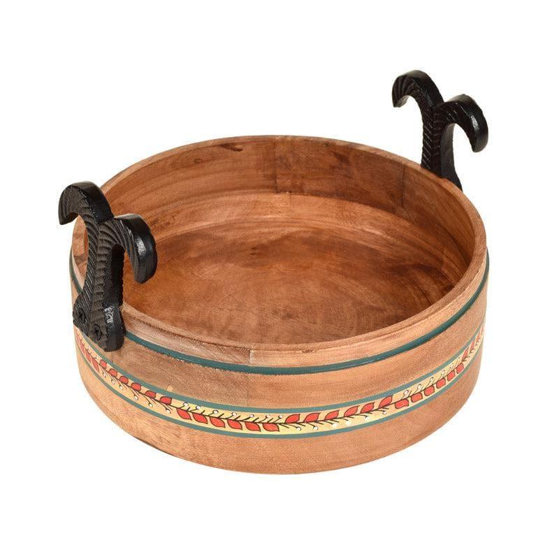 Rosha Fruit Wood Fruit Basket media 4