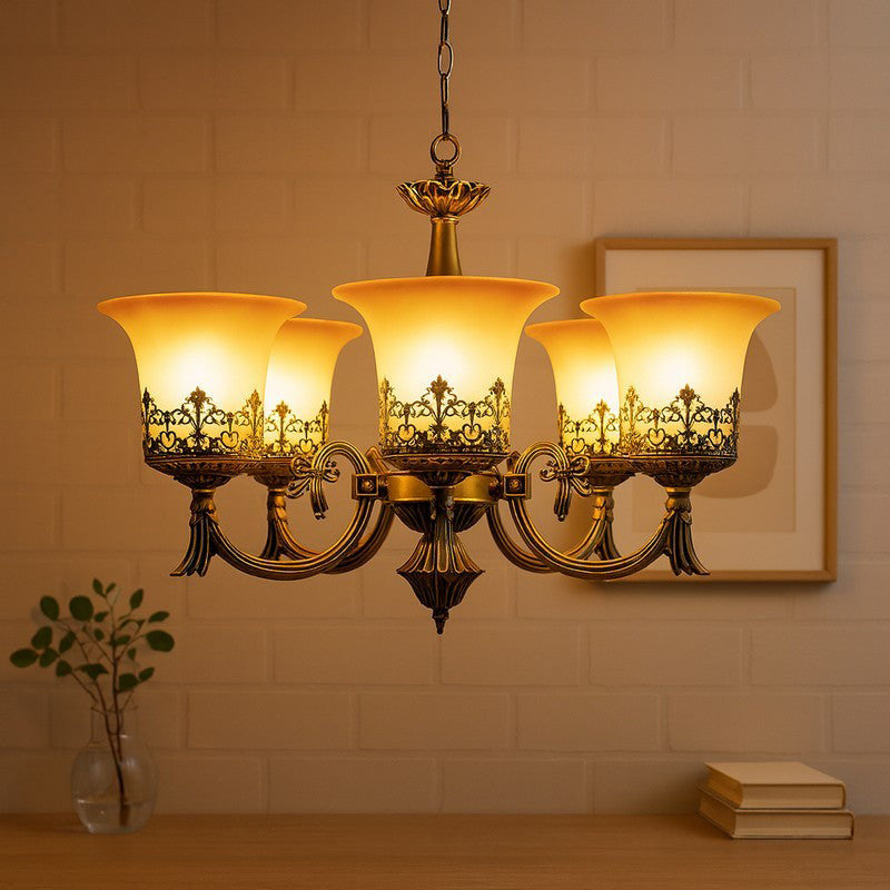 Vintage Majesty Metal Chandelier