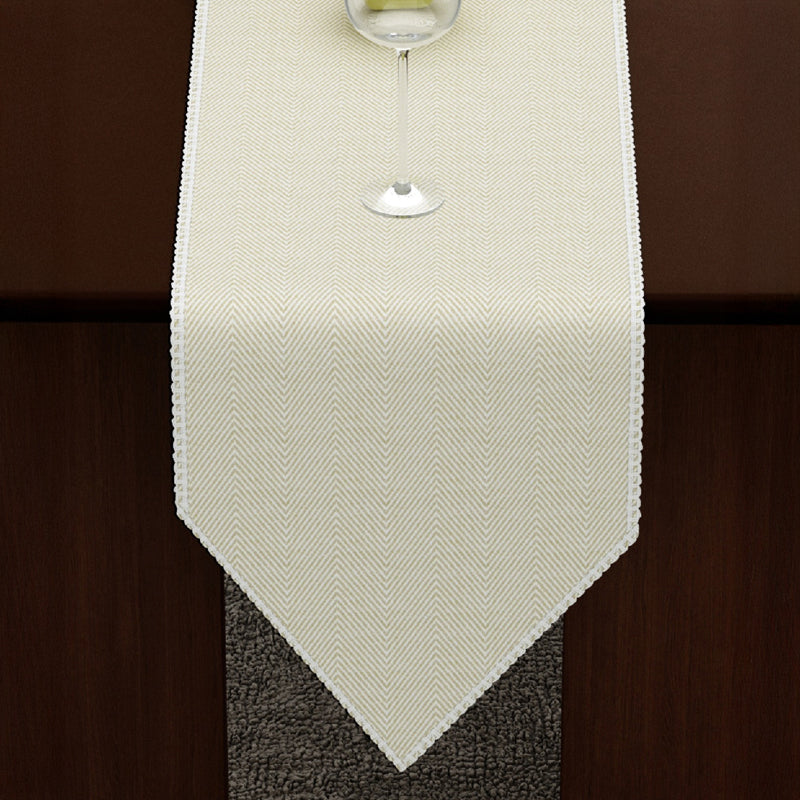 Flotrail Cotton Table Runner - Off White media 6