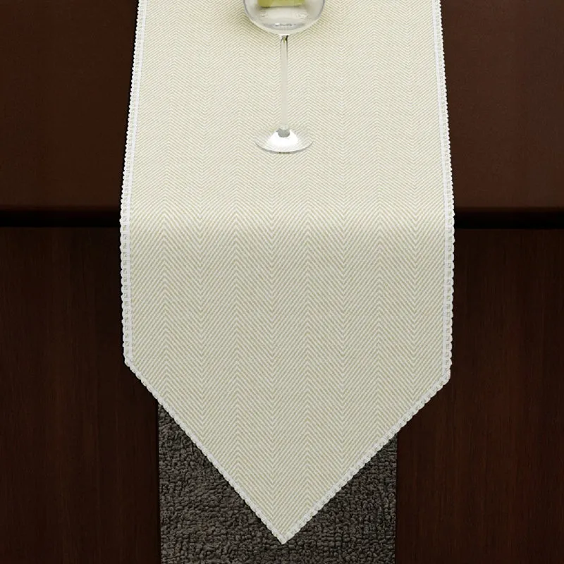 Flotrail Cotton Table Runner - Off White media 6