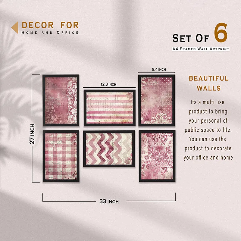 Geometry Of Patterns Wall Art - Set Of Six media 6