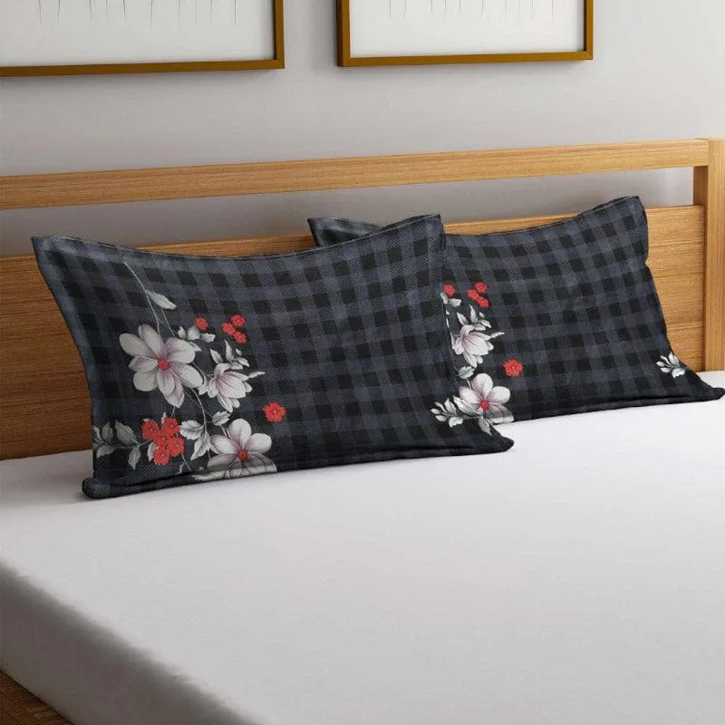 Laila Floral  Pillow Cover - Set Of Two media 1