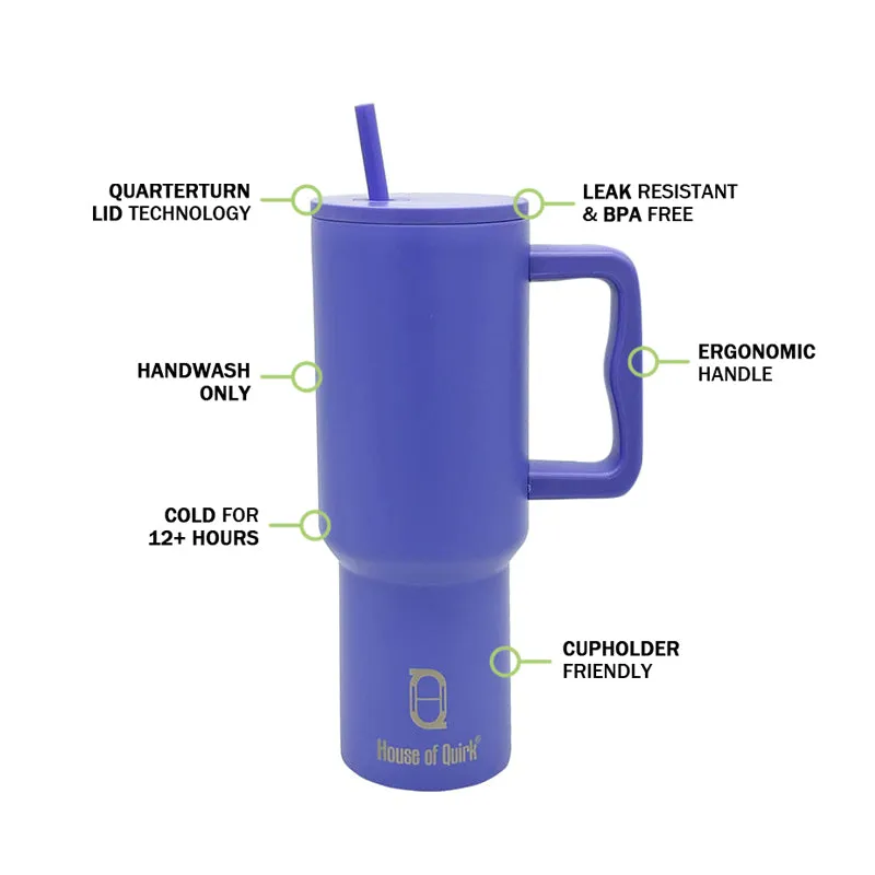 Hydra Boost Stainless Steel Tumbler (1200 ML) - Purple media 3