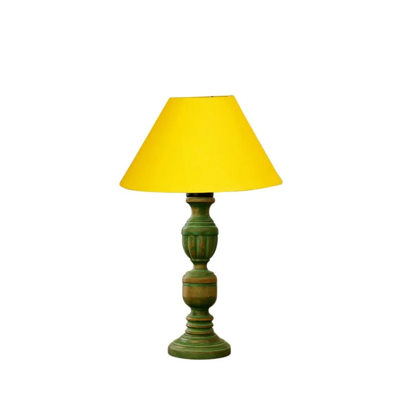 Arvello Vyno Wooden Table Lamp - Yellow media 5