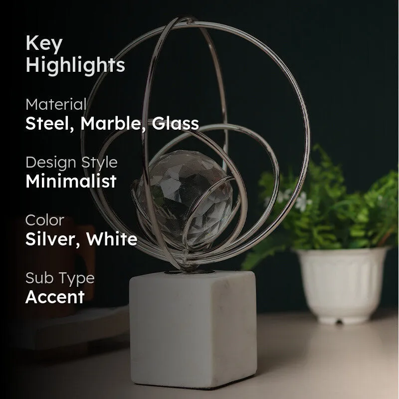 Crystal Elysian Showpiece - Silver media 2