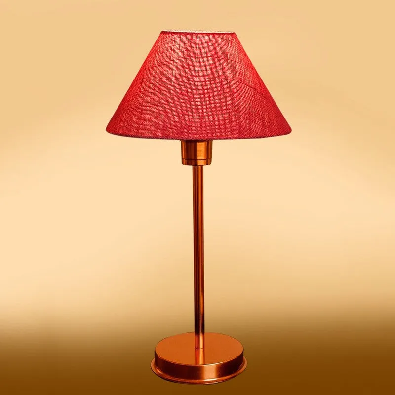 Kavira Liro Metal Table Lamp - Pink media 6