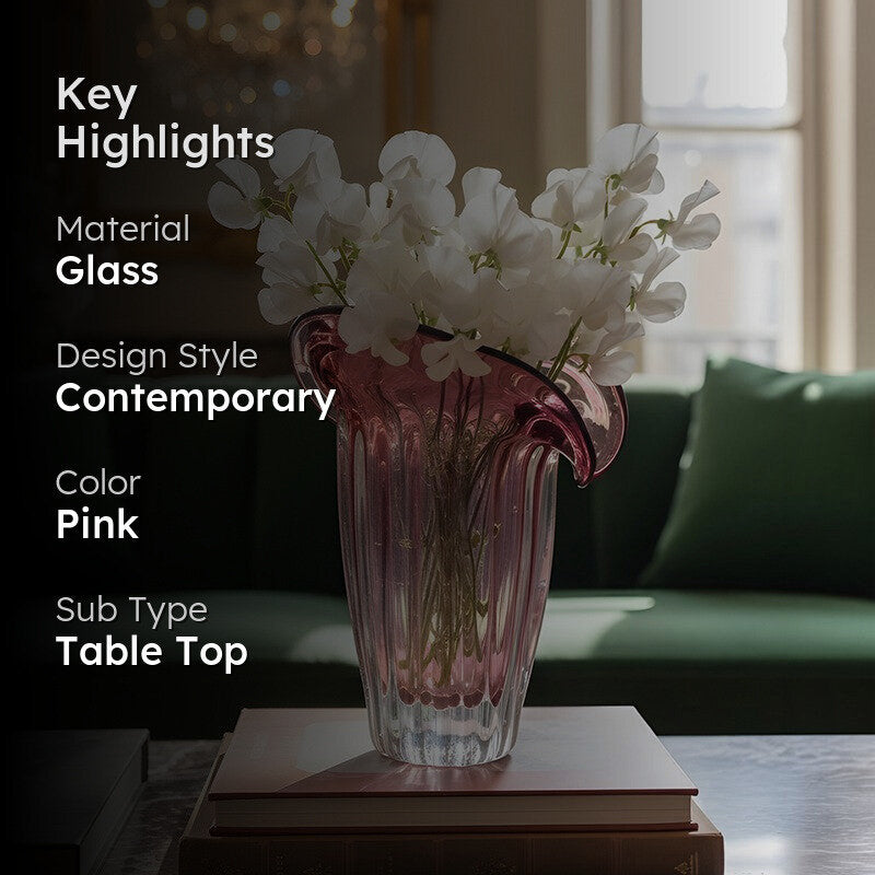 Florava Glass Vase - Small media 2