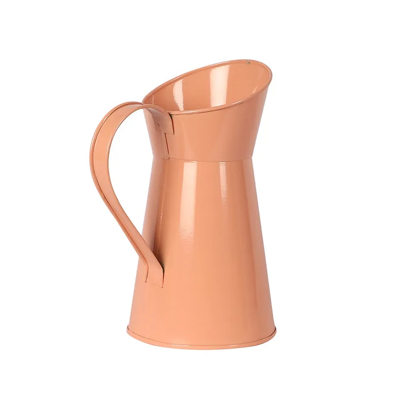 Pitcher Perfect Iron Planter (Peach) - Set Of Two media 4