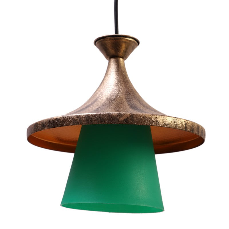 Emerald Glow PVC Ceiling Lamp media 5