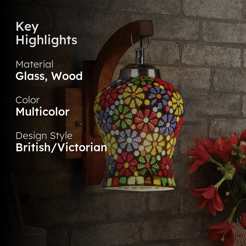 Bido Forma Mosaic Glass Wall Lamp media 2