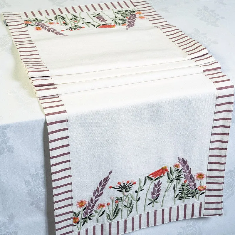 Fern Haven Cotton Table Runner media 4