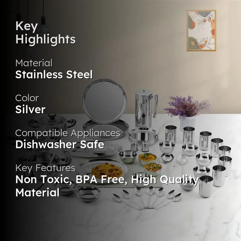 Kraft Zyvora Luvia Dinner Set - 76 Piece Set media 2