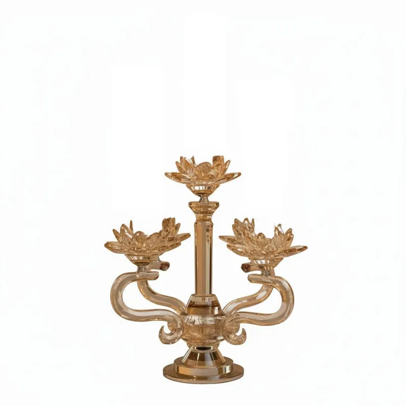Aurevo Candle Holder - Gold media 3
