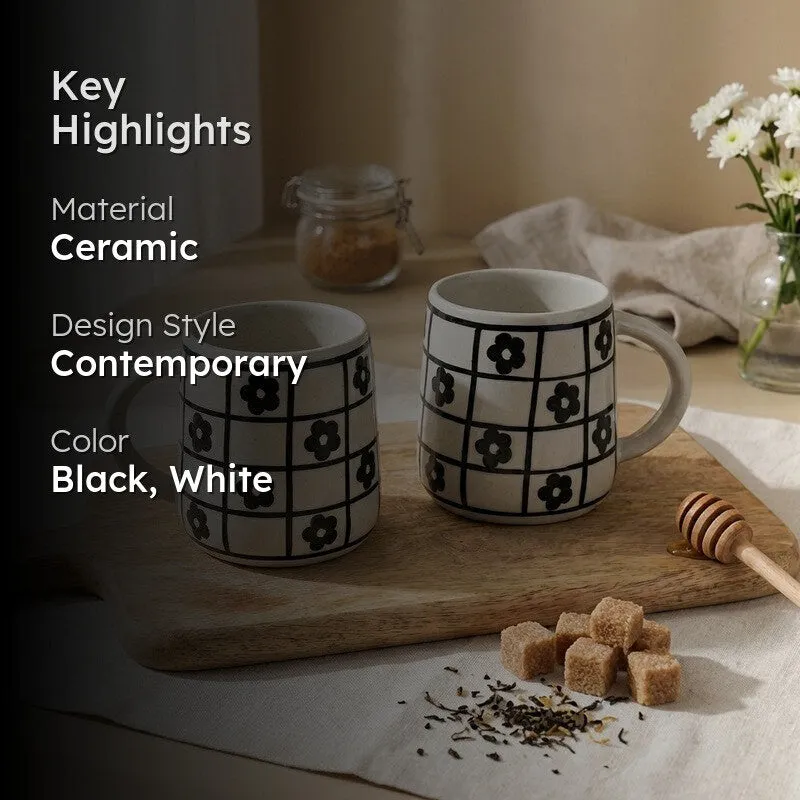 Cozy Slips Ceramic Coffee Mug (300 mL Each) - Set Of Two media 2