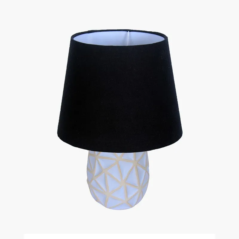 VividGlow Transform Ceramic Table Lamp - Black,White media 4