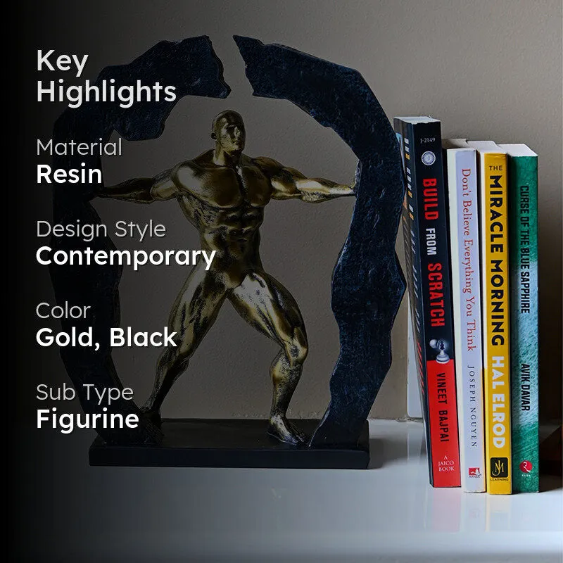 Heracles Resin Showpiece - Gold media 2