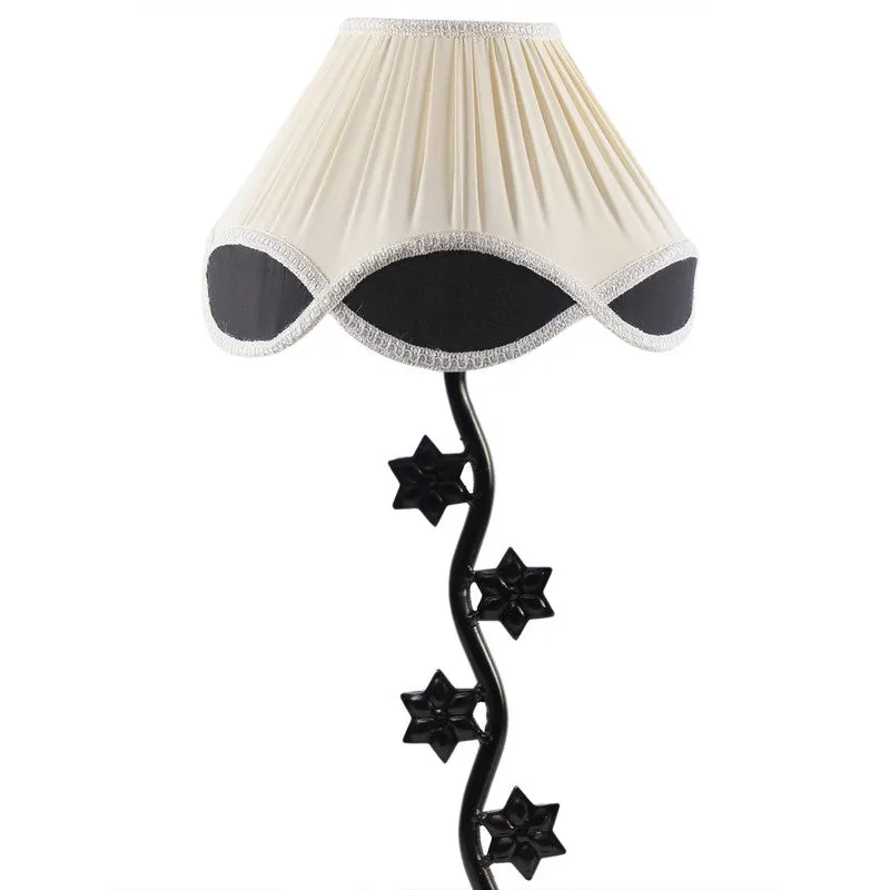 Supernova Cotton Table Lamp With Iron Base - White media 6