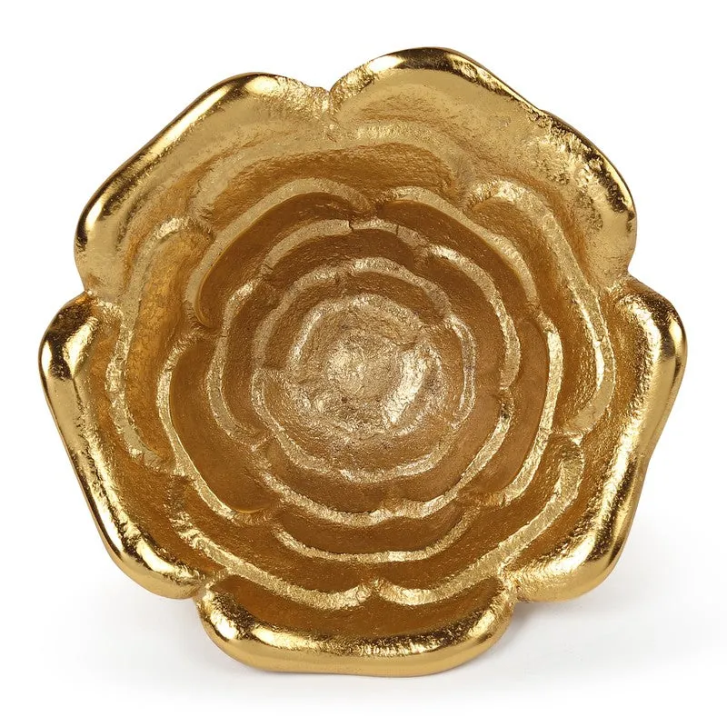 Orna Bloom Accent Bowl - Gold media 6