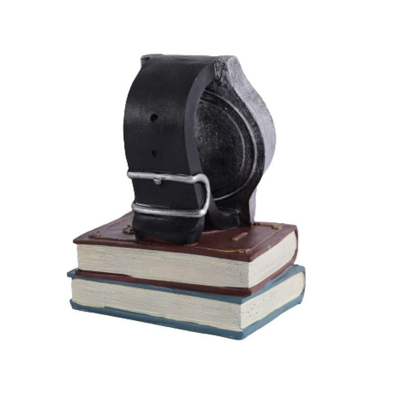 Retro Bookstack Clock - Silver media 4