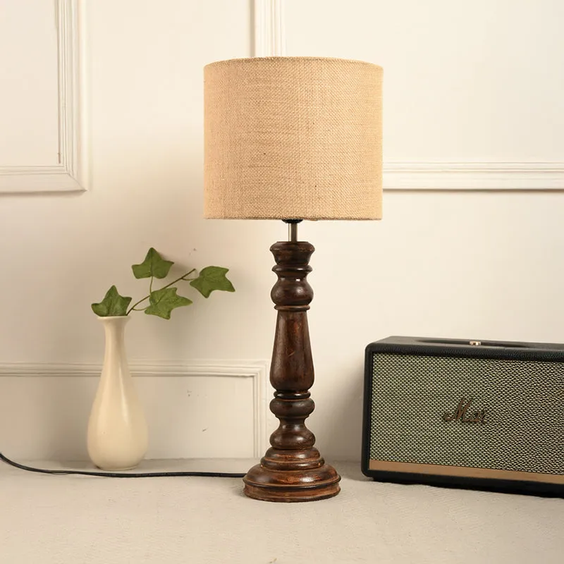 Athensia Fabric Table Lamp - Beige media 2