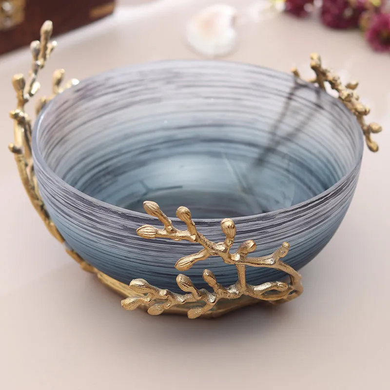 Roscoe Ruma Branched Accent Bowl - Blue media 1