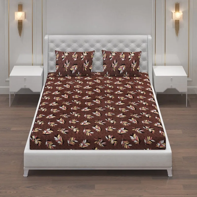 Monte Carlo Flow Leaves I Bedsheet - 120 GSM media 4