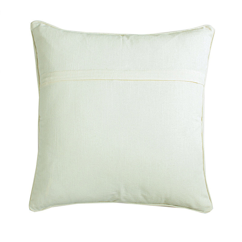 Dewdrop Petals Woven Cotton Cushion Cover (Peach) - Set Of Two media 5